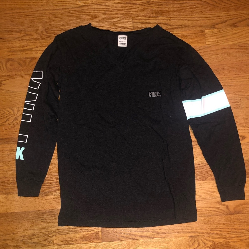 NWOT PINK Victoria’s Secret long sleeve shirt XS